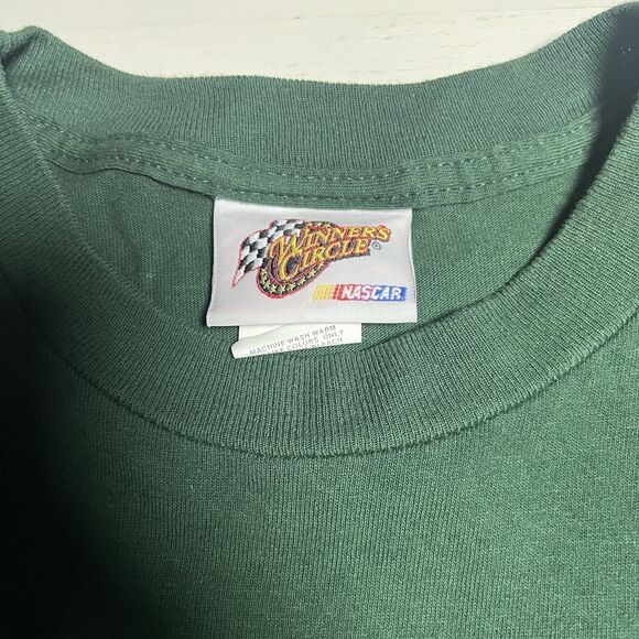 Vtg Dale Earnhardt Jr. T Shirt‎ Men's Nascar Dark Green Amp Energy Size M - Picture 2 of 5